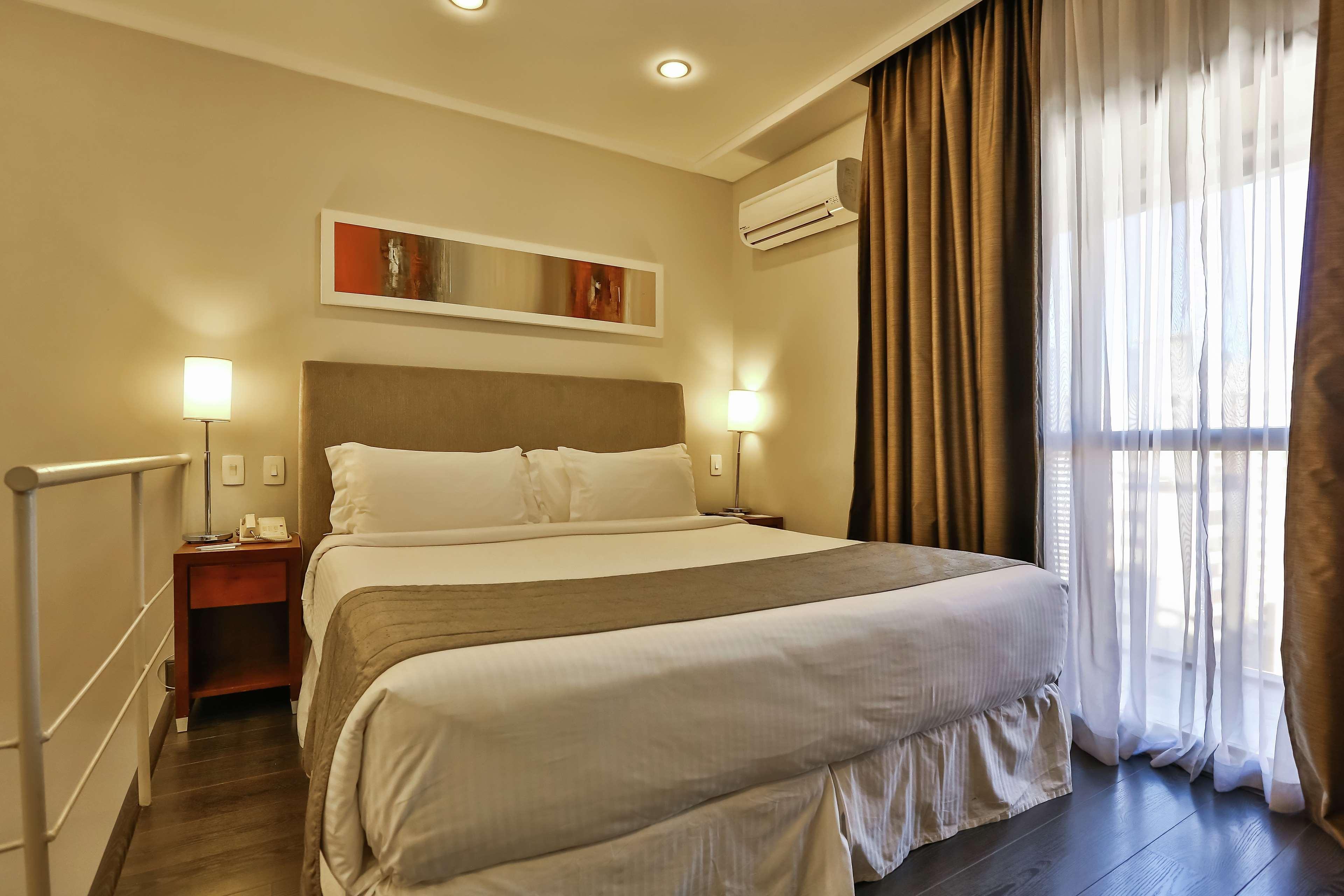 Hotel Double Tree By Hilton Sao Paulo Itaim Exteriér fotografie A bedroom at the hotel